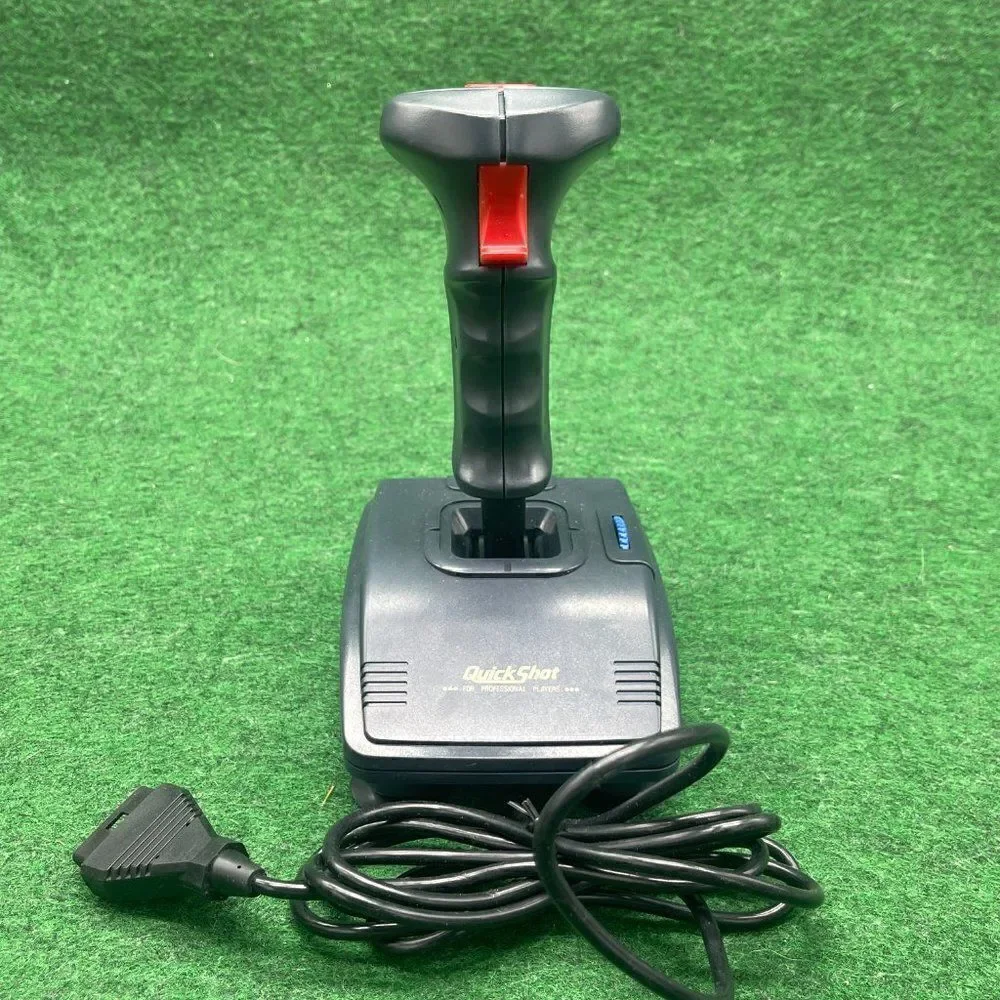WARRIOR 5 Quickshot QS-123A Deluxe Analog Joystick Vintage Atari IBM XT
